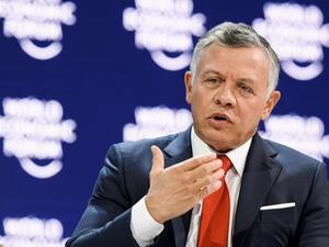 Jordanian King Abdullah congratulated Abbas for being reelected as president of the executive committee of the Palestinian Liberation Organisation. (AFP/ File Photo)