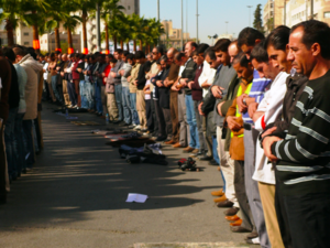 Praying should be an extension of an emerging civil society (AFP File Photo)