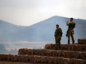 Israeli soldiers in the Israeli-annexed Golan Heights (AFP/File Photo)