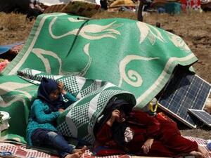 Number of displaced triples to 160,000 during fighting in south Syria (Twitter)