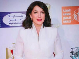 The Syrian beauty rocked a “simple yet chic” look in a white jumpsuit by Egyptian fashion designer Nour Azazy. (Source: kindalloush - Instagram)