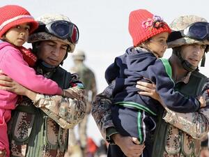 In a new poll, 65 percent of Jordanian respondents believe that the government should encourage Syrian refugees to go back to their country. (AFP/ Khalil Mazraawi) In a new poll, 65 percent of Jordanian respondents believe that the government should encourage Syrian refugees to go back to their country. (AFP/ Khalil Mazraawi)