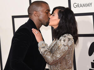 Rapper Kanye West provided life advice on Twitter, prompting a reply from his wife, TV personality Kim Kardashian (Source: DFree - Shutterstock)