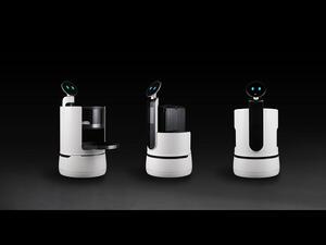 All part of LG’s new CLOi (pronounced KLOH-ee) robot brand, the Serving Robot, Porter Robot and Shopping Cart Robot.
