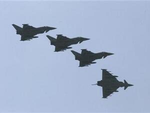 Coalition warplanes