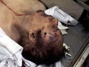 Body of Gaddafi