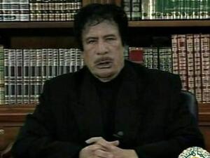 الزعيم الليبي معمر القذافي