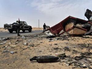 من اثار المعارك في راس لانوف
