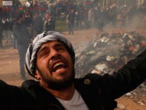 متظاهر في ليبيا