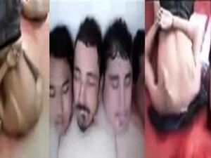 لقطة تظهر الأجساد المشوهة والرؤوس المفصولة لأنصار القذافي في سرت