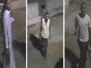 صور ثلاثة مسلحين التقطت خلال استهدفهم القنصلية الامريكية في بنغازي