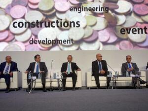 Lebanese Economy Minister Raed Khoury (third from left) called upon Lebanese expatriates to grab the opportunity of investing in Lebanon at a session held within the framework of the fourth annual “Lebanese Diaspora Energy Conference” at BIEL. (Twitter) Lebanese Economy Minister Raed Khoury (third from left) called upon Lebanese expatriates to grab the opportunity of investing in Lebanon at a session held within the framework of the fourth annual “Lebanese Diaspora Energy Conference” at BIEL. (Twitter)