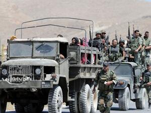 Lebanese army soldiers near the border with Syria (AFP/Joseph Eid)