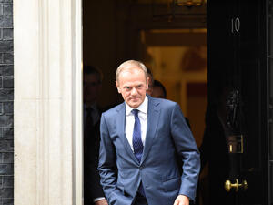 European Council President Donald Tusk said Trump "will meet a united European approach" in reference to the rejection of the Iran deal by the American administration (Shutterstock/File Photo)