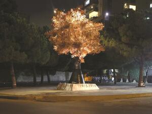 The Memory Tree in Lebanon by the great artist Yazan Halwani. (Twitter)