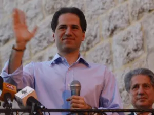 Lebanese Kataeb Party leader MP Sami Gemayel filed an appeal against a controversial article of the 2018 budget. (AFP/ File Photo)