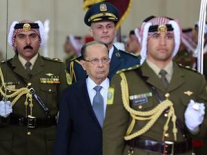 Aoun accused Israel's UN ambassador of trying to destabilise southern Lebanon. (AFP/File)