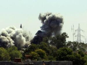 Smoke billows from Tajura, a suburb of Tripoli. (AFP/ File)