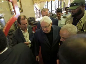 United Nations special envoy for Yemen Martin Griffiths (AFP)