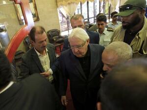 United Nations special envoy for Yemen Martin Griffiths (AFP)