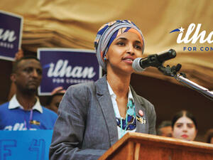 Ilhan Omar, the first Somali-American Muslim legislator elected to office in the US as a representative of Minnesota state and a candidate for Congress. (Facebook/Ilham Omar for Congress)