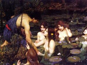 The Manchester Art Gallery received criticism earlier this year after removing from display an 1896 painting by John William Waterhouse depicting seven topless nymphs luring a man into a pond (Shutterstock/File Photo)