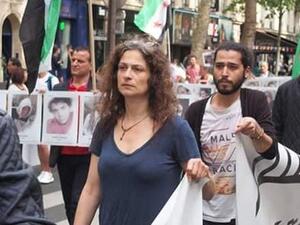 May Scaff, (1969-2018) was announced dead on Monday in her house in exile. She is suspected of being assassinated by the Assad regime due to her activism in the Syrian Revolution 2011. (Twitter)