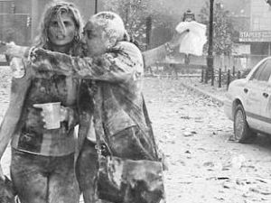 Woman in iconic dust-covered 9/11 photo (Twitter)