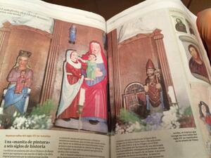 Pink lipstick for the Virgin Mary (Twitter)