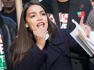 Alexandria Ocasio-Cortez is known for her pro-Palestinian views, beside focusing on domestic issues like “Medicare-for-All”, abolishing the US Immigration and Customs Enforcement and latest US policies on separating illegal immigrant children from their families at the border. (AFP/File Photo)