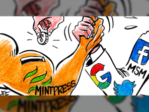 Facebook and Google are being accused by Mintpress News platform of censoring their content. (Courtesy: Carlos Lattuf to Mintpress)