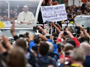 Pope Francis visited Ireland for two days during which he faced massive protests and backlash over latest sexual abuse scandals that hit the Catholic Church. (AFP)