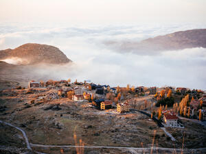 View of the Faraya village in Lebanon (Shutterstock/File Photo)