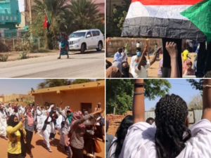 As the Women International Day approaches, Sudanese go on protests to honor women. (Twitter)