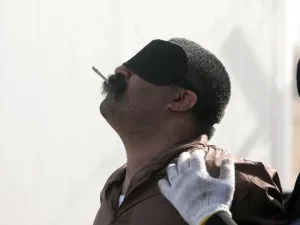 A man about to be executed in Saudi Arabia (AFP/FILE)