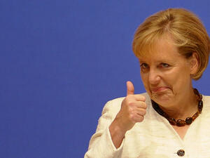  Angela Merkel was present, along with Vladimir Putin when the events took place. (AFP)