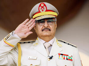 Libya's Khalifa Haftar. (AFP)