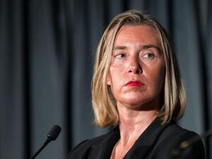 European Union foreign policy chief Federica Mogherini has sought to maintain links with Iran. (AFP/ File)