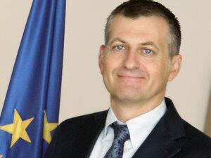 EU Ambassador to Jordan Andrea Matteo Fontana. (Twitter)