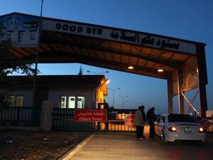 The Jaber border crossing between Jordan and Syria, 95 km north of the capital Amman. (AFP)
