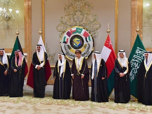The Gulf Cooperation Council (GCC) at the Bayan Palace in Kuwait City on December 5, 2017. (AFP/ File Photo )