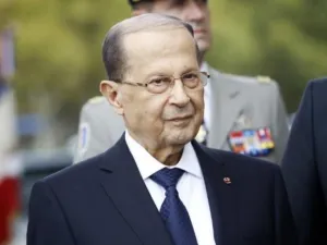 Lebanese President Michel Aoun. (AFP/ File)