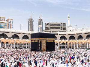 Holy Kaaba inside Masjid Al Haram. (Shutterstock/ File Photo)