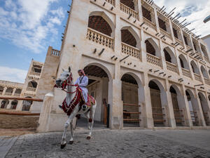 A man riding an Arab horse. (Shutterstock/ File Photo)