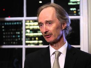 As the UN envoy for Syria, Geir Pedersen faces monumental challenges. (YouTube Screenshot)