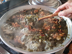 ملوخية بالدجاج