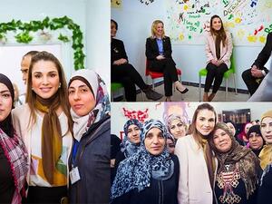 أناقة ربيعية على طريقة الملكة رانيا "صورة"