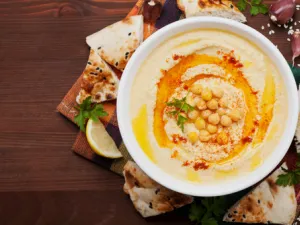 الحمص خفيف بالدهون وخال من الكوليسترول

