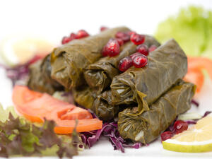 ورق عنب بدبس الرمان