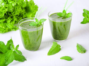 مشروب الخسّ والنعناع 